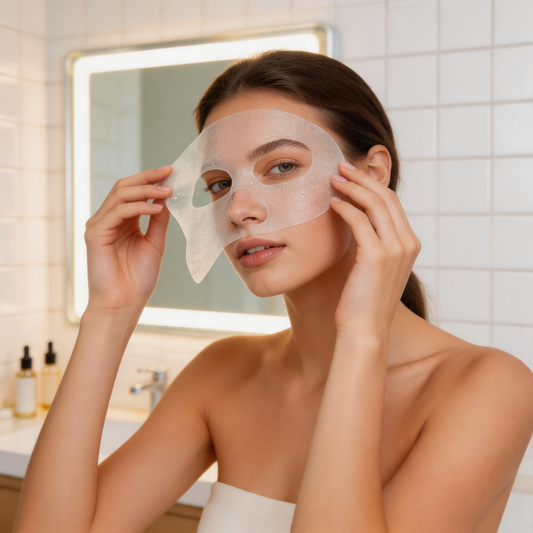Masque clarifiant en tissu à l’huile essentielle d’arbre à thé purifiante