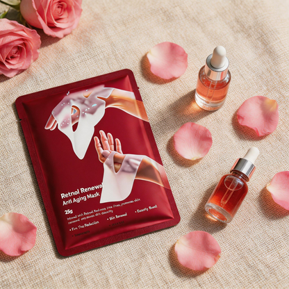 Masque en tissu anti-âge au rétinol régénérant